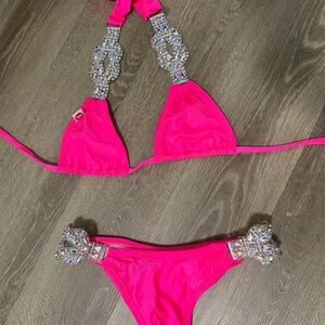 Hot Pink Barbie Bikini Set